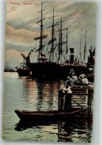 Durban Foto AK Hafen Durban Bay