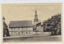 Königin Luise Haus in Tilsit / Sowetsk gelaufen 1941. Leichte Stempelspuren. Vorder- und Rückseite leicht fleckig, sonst gut erhalten