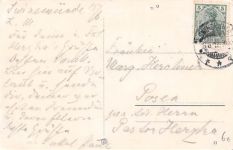 Schwinemünde / Swinoujscie. Hafeneinfahrt Leuchtturm östlichen Kugelbaake. Leichter Schrift- und Stempeldurchdruck, Ecken mit Albumabdrücken, sonst gut erhalten