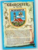 86570 W8895 Inchenhofen - Chronik Wappen Kirche Siegel Ornament