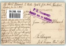 66740 W6630 Saarlouis 1915 - Ev. Kirche mit Pfarrhaus