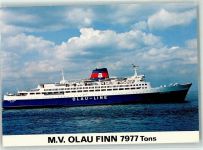 Passagier und Frachtschiff MV Olau Finn Olau Line Handelsschiff Foto AK