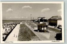 27472 W2190 Duhnen Foto AK Strandpromenade