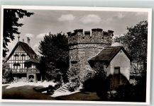 Schaumburg Schloss Foto AK Pumpenturm und Kutscherhaus