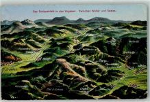 67420 Saales - Vogelschau das Schlachtfeld i.d. Vogesen zwischen Weiler u.Saales