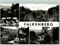 16259 O1312 Falkenberg , Mark - Schloßberg Gasthaus Carlsburg Terrasse