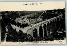 22100 Dinan - Blick zum Viaduc und zur Rance
