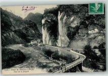 73600 Moutiers 1912 - Route de Moutiers a Brides Pont de la Rageat