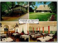21514 W2059 Büchen , Lauenb - Gasthaus Waldhalle Speisesaal