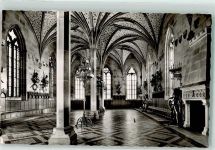 72070 W7400 Bebenhausen , Württ Foto AK Jagdschloss Sommerrefektorium des ehemaligen Cistercienserkloster