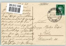 38889 O3720 Blankenburg Harz 1928 - mit Schloss Blankenburg