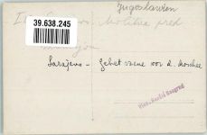 Sarajevo Sarajewo - Ort handschriftlich