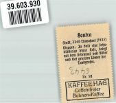 36205 W6443 Sontra Vignette Wappen Kaffee Hag Nr. 50