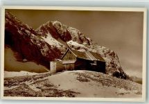 Jesenice Aßling Foto AK Hüttenstempel Triglav
