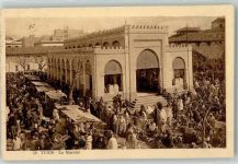 Tunis 1927 - Marktszene Marktplatz Tracht