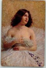Ballerina TüTü sign. Napoleone Gradi Ballett Künstlerkarte