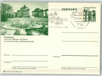 71634 W7140 Ludwigsburg , Württ 1965 Ganzsache Ausstellung Gartenschau Blühendes Barock