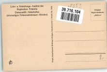 94486 W8353 Osterhofen , Niederbay - Stiftskirche Blick vom Chor Lehr Erziehungs Institut der Englischen Fräulein Damenstift ehemaliges Prämonstratenser Kloster