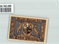 Sorau Zary Notgeldschein 10 Pfennig