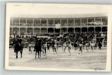 Palma Mallorca 1931 Foto AK Stierkampf Arena El Paseo Ort lt. Stempel