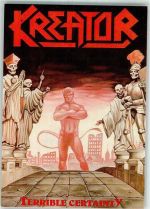 Cover Band Kreator Tod Skelette Terrible Certainty Teufel