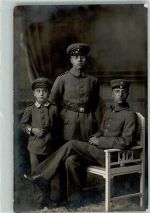 Kinder in Uniform Privatfoto AK