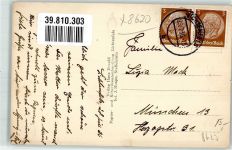96215 W8620 Lichtenfels , Bay - WK II Adolf Hitler Straße Staffelstein Kapelle Bamberger Straße Marktplatz
