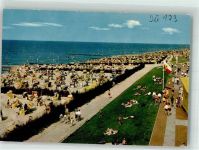 27472 W2190 Duhnen Foto AK Schwimmbad Strandpromenade