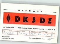50181 W5012 Kirdorf KEINE AK Funkfrequenzkarte QSL DK3DZ