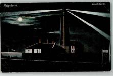 27498 W2192 Helgoland Mondschein Der Leuchtturm bei Nacht
