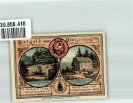 98714 O6316 Stützerbach 1921 Notgeldschein 50 Pfennig Brausejahre