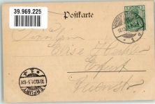 99706 O5400 Sondershausen , Thür 1901 Foto AK Schloss