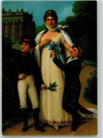 O1510 Potsdam Repro Von Preußen m.d. beiden ältesten Prinzen im Park v. Sanssouci RSOV 1842 Adel Königin Luise