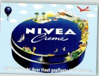W2000 Hamburg Nivea Motiv Ballon Beiersdorf Gratispostkarte Werbung Kosmetik