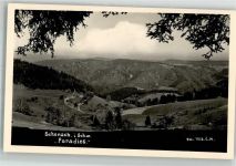 78136 W7745 Schonach im Schwarzwald Foto AK Paradies Fotograf Schmieder