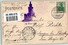 61389 W6384 Feldberg , Taunus 1906 Künstlerkarte Brunhilden-Felsen