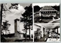 72458 W7470 Nägelehaus Foto AK Gasthaus Wanderheim des Schwäb.Albvereins Aussichtsturm Raichberg
