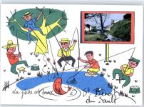 36170 Saint-Benoit-du-Sault - Leporello, Angler, Humor Angeln