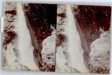 Wasserfall in der Tatra Stereokarte