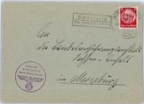 14547 O1501 Beelitz , Mark - WK II Landpoststempel Schönefeld