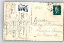 69469 W6940 Weinheim , Bergstr 1937 - Burg