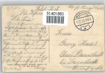 58791 W5980 Werdohl 1915 - Feldpost WK I