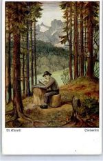 Einsamkeit Wiechmann, Hermann Schiestl Künstlerkarte