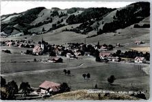 87480 W8961 Weitnau - Luftkurort Blick ins Dorf Allgäu