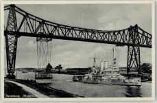 24768 W2370 Rendsburg - Hochbrücke Schiff