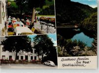 54426 W5509 Büdlich - Gasthaus Pension Zur Post Franz Ludwig VW Käfer Büdlicherbrück