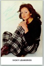 Vicky Leandros Autogramm origin. Unterschrift Schlagersänger KEINE AK