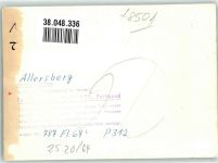 90584 W8501 Allersberg - Fliegeraufnahme Foto Original aus Archiv eines Ansichtskartenverlages