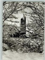 26465 W2941 Langeoog Foto AK Kirche Winter