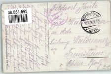 57810 Avricourt Elfringen 1916 Foto AK Feldpost WK I Nr. 124 Hauptstrasse Uniform